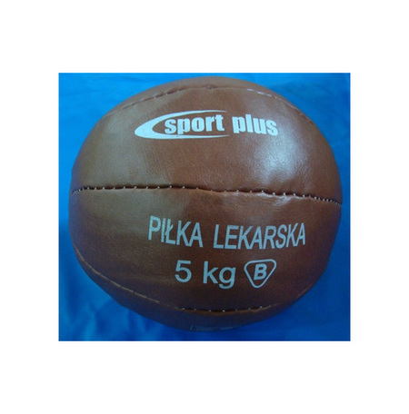Orvosi labda 5 kg, szintetikus bőr, varrott