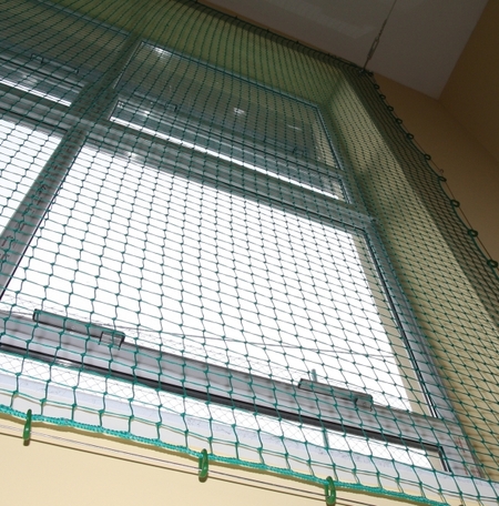 Védőháló, hálószem mérete 120 x 120 mm