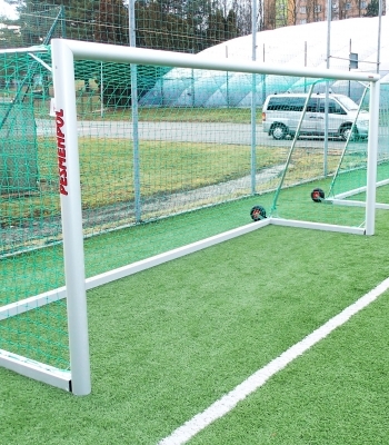 Hordozható futball-cél 7,32x2,44 m, AL, ovális