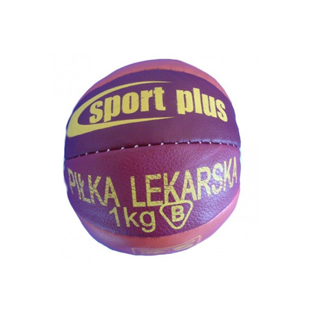 Orvosi labda 1 kg, valódi bőr, varrott