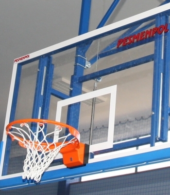 Kosárlabda tábla üveg-akril 105x180cm, hr.15mm