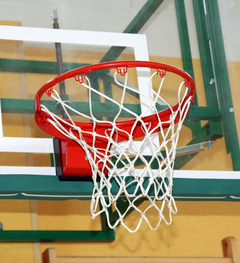 Kosárlabda mérkőzés háló, zsinórvastagság 5 mm