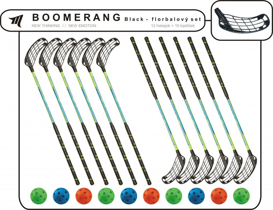 Set MPS Boomerang (12 pálca + 10 golyó)