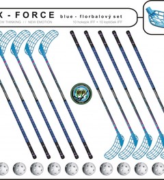 MPS X-Force kék készlet (10 bot és 10 golyó)