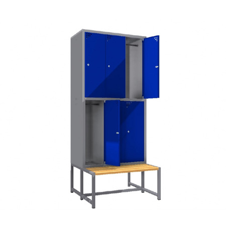 4 ajtós fém szekrény (SM-60-4S)