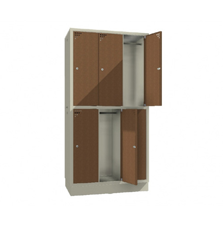 Fém szekrény 6-SM-90-6S