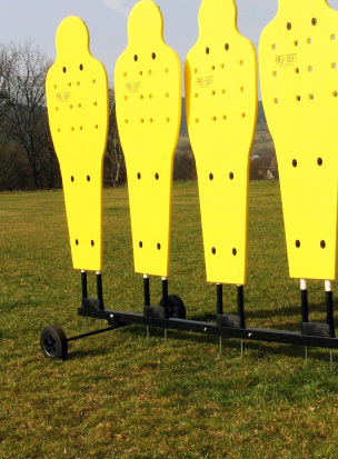 Labdarúgás edzőfal (5 sziluettek)