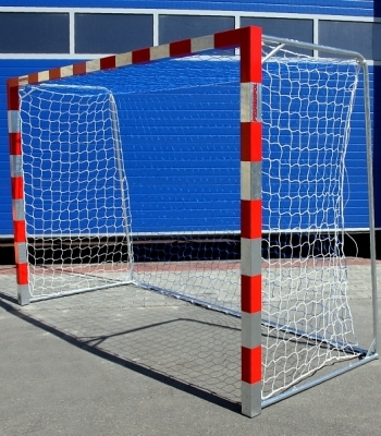 Kézilabda célok, acél, rögzített karokkal