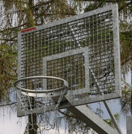 Kosárlabdapálya horganyzott, rács, 90x120 cm