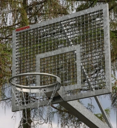 Kosárlabdapálya horganyzott, rács, 90x120 cm